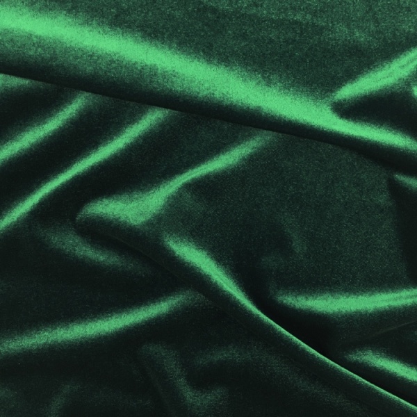 Stretch Velvet - DARK GREEN